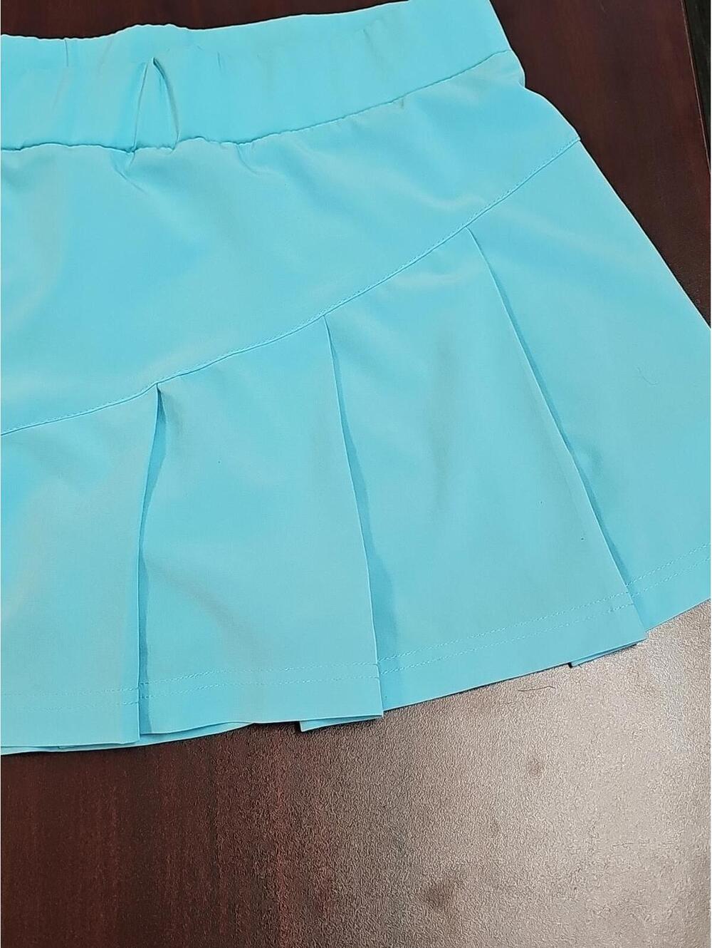BCG Tri Wick Women’s Turquoise Athletic Pleated Skort Ladies Small NWOT - Picture 2 of 6